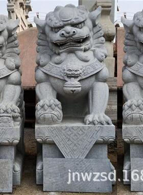 石刻镇墓狮厂家.米坟地石头狮子价格.米大门石狮子雕刻图片