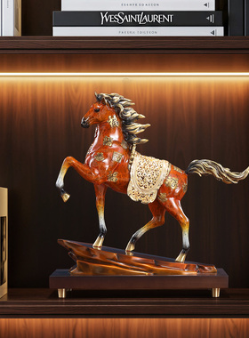 千里马鸣扬万里马摆件客厅玄关电视柜书房家居装饰办公室高端礼品