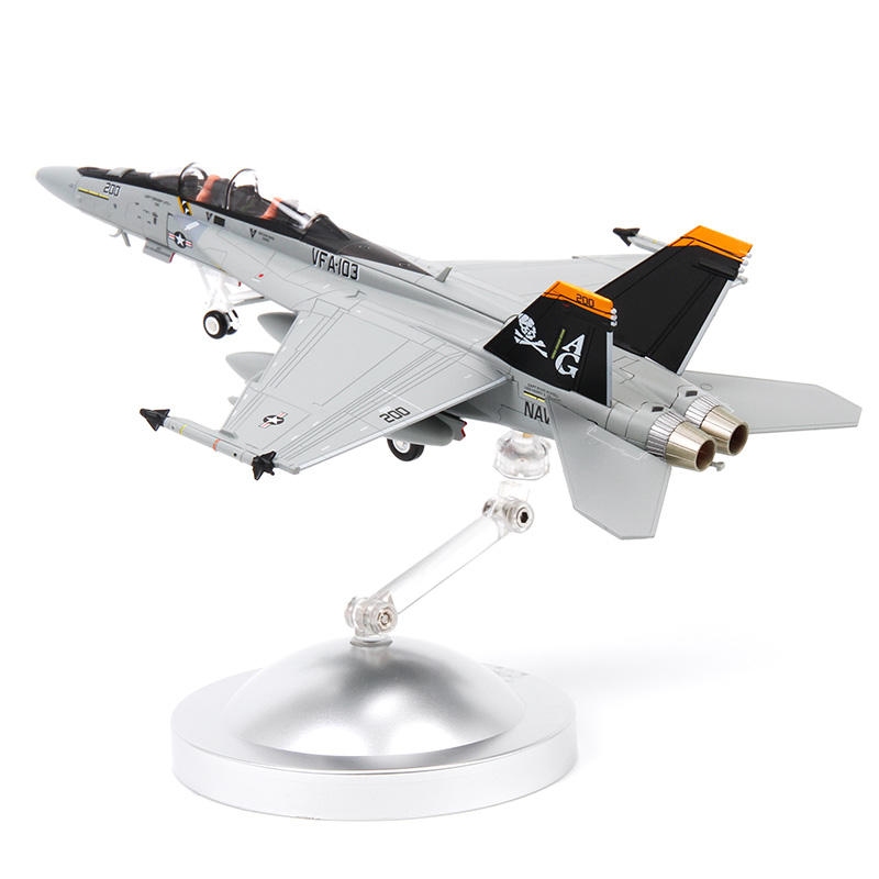 1:72特尔博F18超级大黄蜂合金飞机模型舰载机战斗机航模F/A-18 - 图2