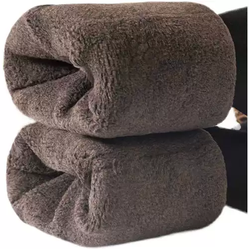 日本羊绒一体棉裤女外穿秋冬季打底裤高腰显瘦踩脚加绒加厚保暖裤