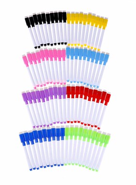 新品10aPcs Erasable Magnetic White Board Marker Pen Marker L