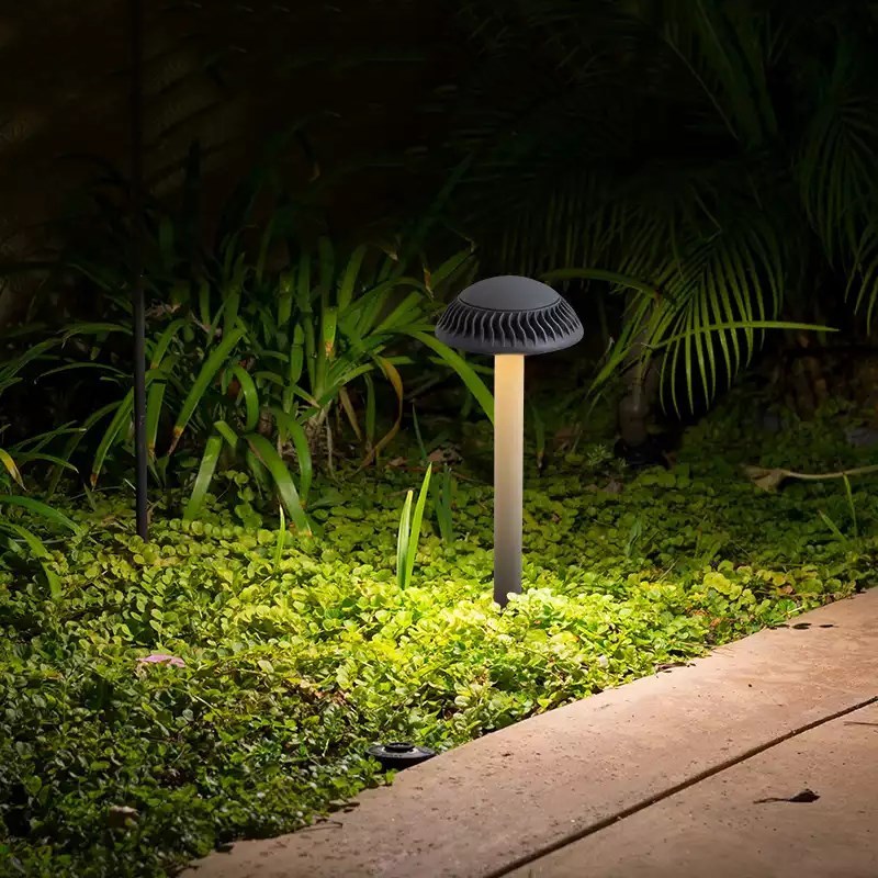 网红Modern waterproof outdoor LED aluminum lawn lamp courtya - 图3