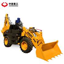 Multifunction 1 5 ton Two-ends busy digging loader excavator bucket brand new ZS922 agricultural shovel digging all-in-one machine