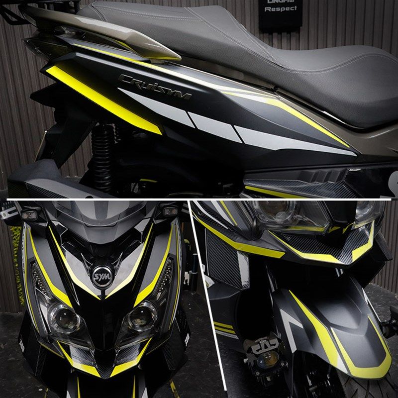 适用三阳机车SYM巡弋CpRUISYM300全车拉花改装版花防水贴花贴纸,淘宝优惠券,粉丝福利购,淘宝优惠卷