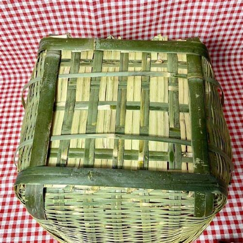 竹编制品鸡蛋收纳筐装蛋盒鸭蛋鹅蛋咸蛋筐竹篓米篓箩筐水果杂物箩