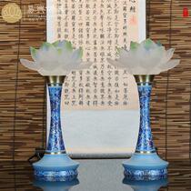 Buddha Supplies for the Buddha in front of the Buddha for the lamp led the lotus lamp Buddha for the lamp home plugging the Buddhas stage Changming lamp swing piece