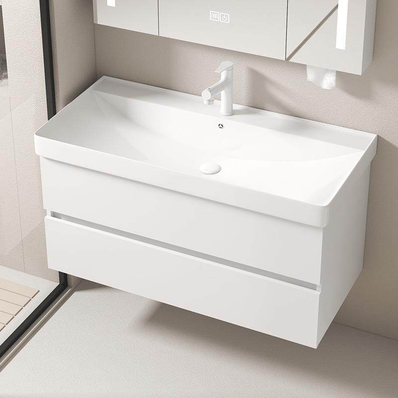 加深陶瓷一体盆浴室柜双抽屉组合卫生间洗脸洗漱台加厚阳台洗手柜,淘宝优惠券,粉丝福利购,淘宝优惠卷