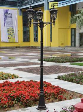欧式庭院路灯户外路灯高杆灯防水防锈花园别墅灯小区工程灯广场