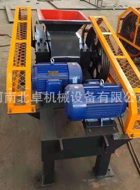 石英石小型对辊式破碎机石英砂双辊式制砂机耐火材料齿辊破碎机