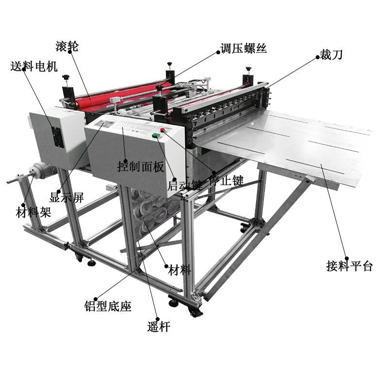 魔术贴裁切机橡皮筋裁切机气泡膜裁切机绳子裁断机封口袋裁切机 - 图1
