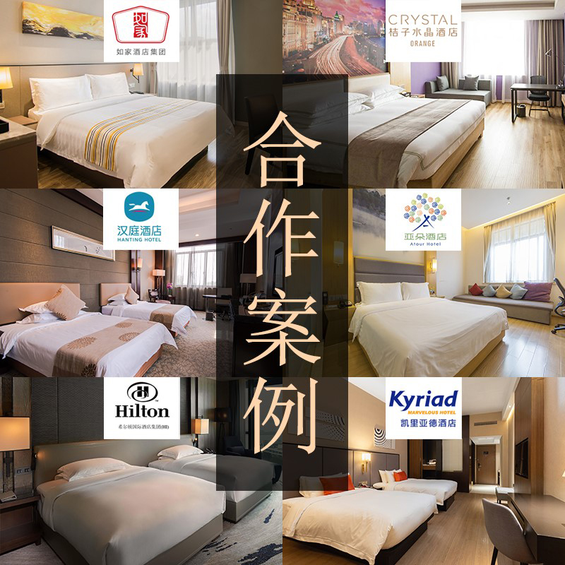 酒店床家具宾馆床标间全套定制民宿公寓床客房单人床双床旅馆家具 - 图2