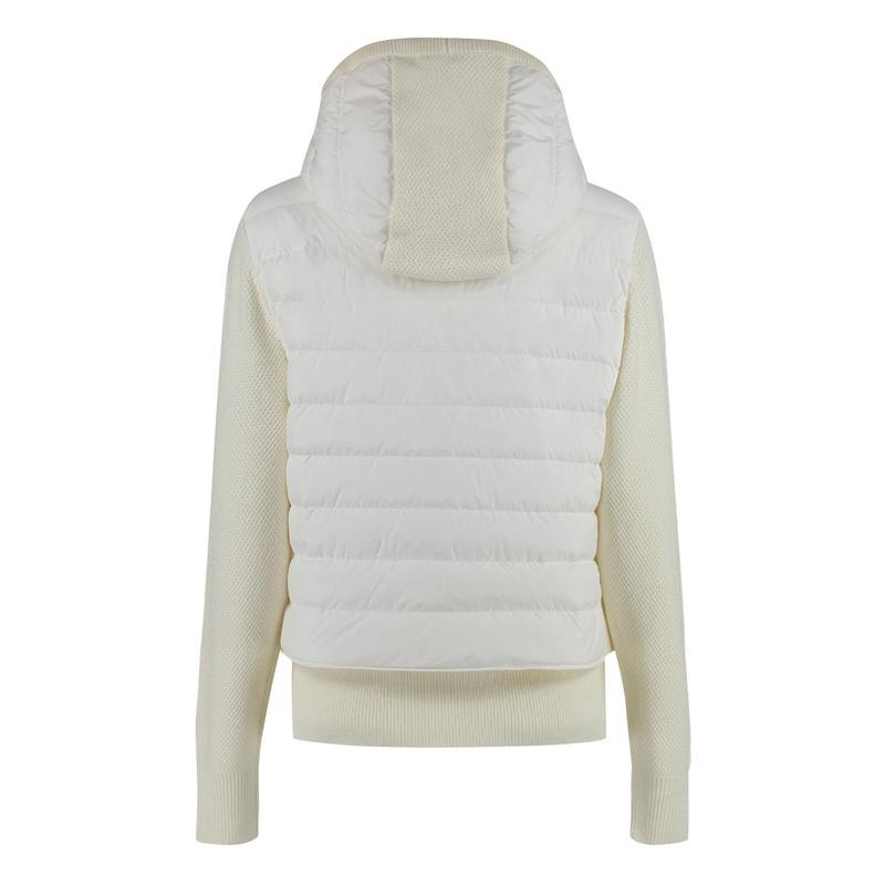 PARAJUMPERS NINA KNIT JACKET WITH PADDED PANELS - 图0