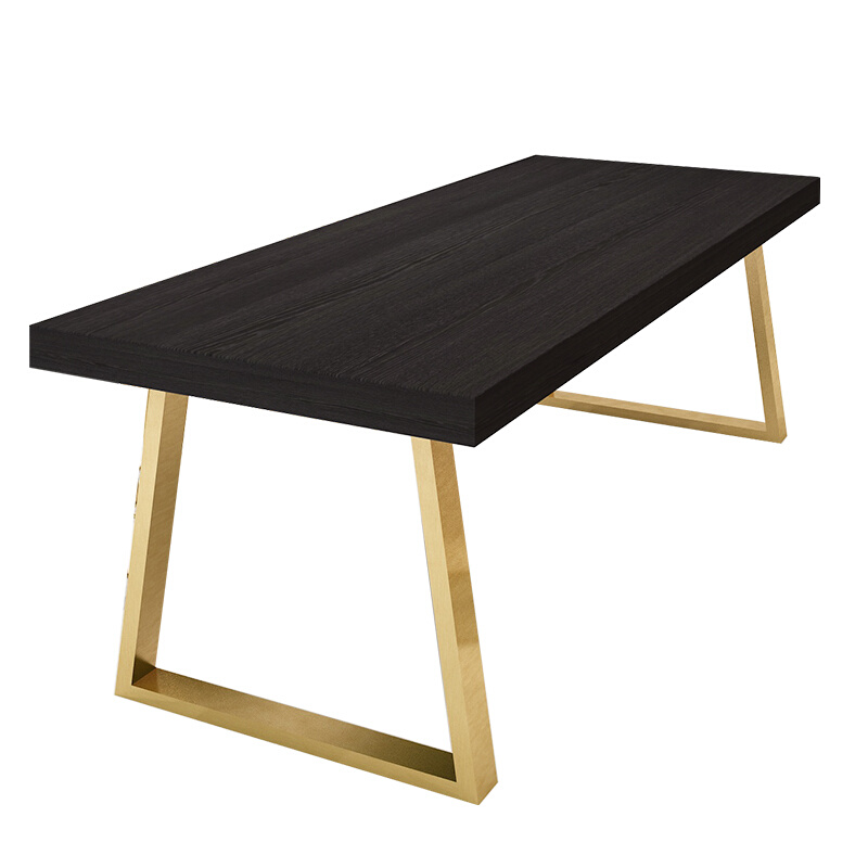 北欧loft办公室家具实木工业风办公桌复古长条桌椅电脑长桌会议桌
