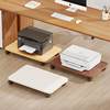 Removable main chassis bracket under the office desk small printer rack storage rack wheeled tray flower pot flower stand