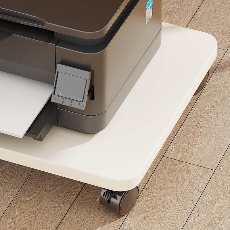 Removable main chassis bracket under the office desk small printer rack storage rack wheeled tray flower pot flower stand