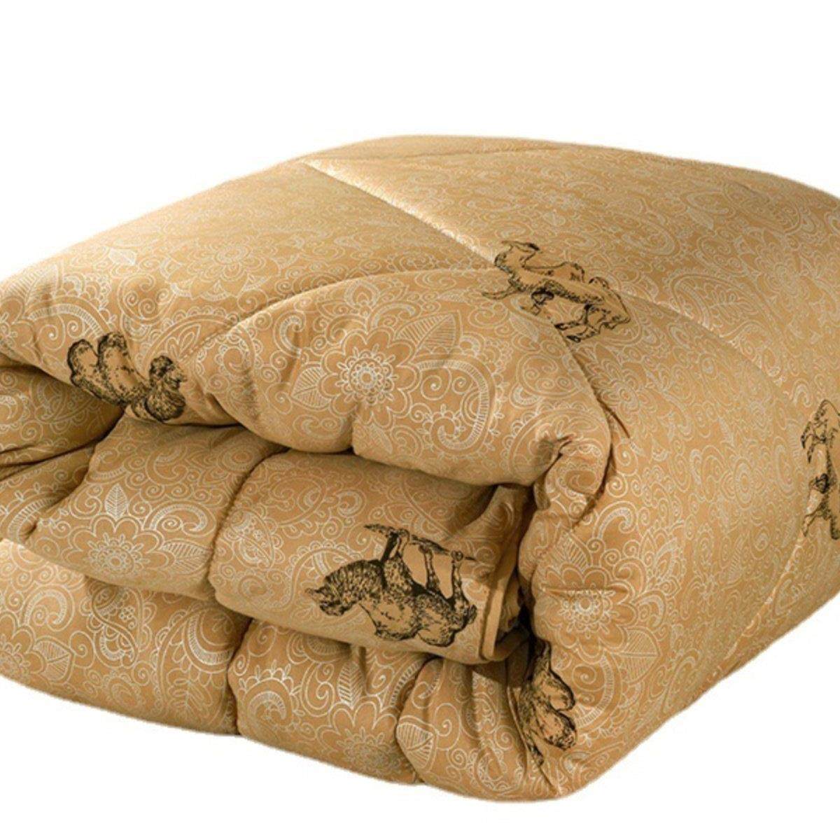 驼绒被礼盒装加厚保暖被子冬被羊毛被芯春秋被驼毛被礼品包邮家纺,淘宝优惠券,粉丝福利购,淘宝优惠卷