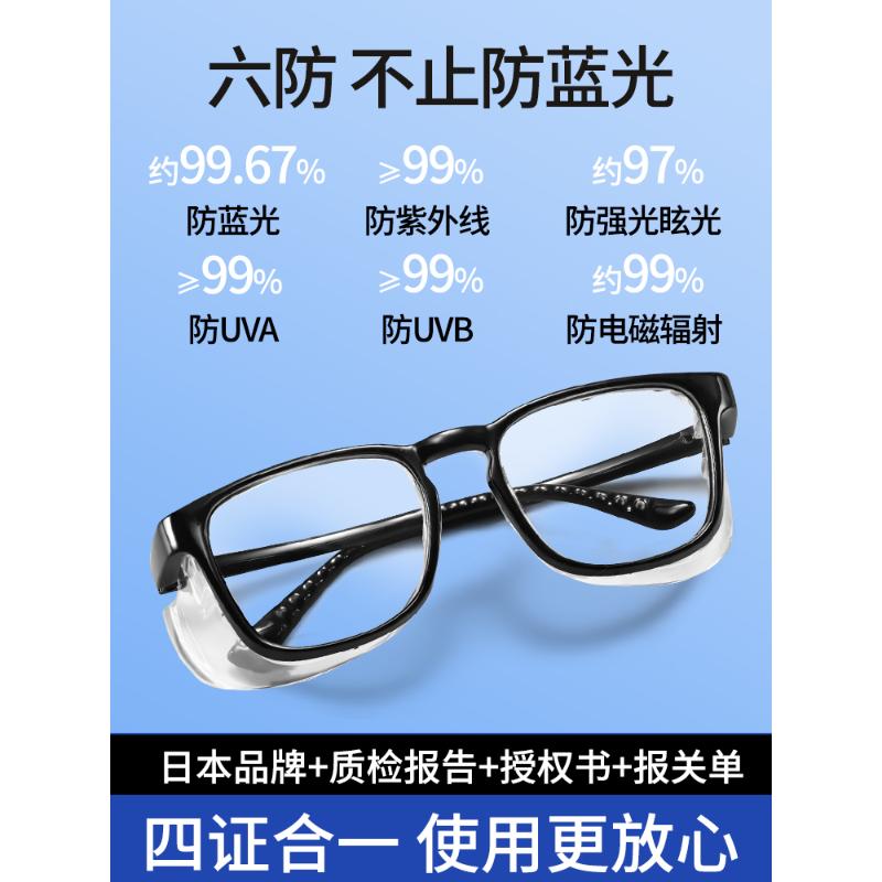 日本湿房镜保湿干眼症飞秒白内障术后防护目眼镜蓝光近视遮光专用 - 图0