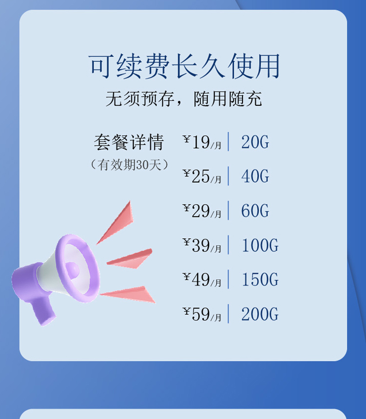 移动流量卡长期联通纯流量上网卡移动大流量卡纯流量卡手机流量卡-图0