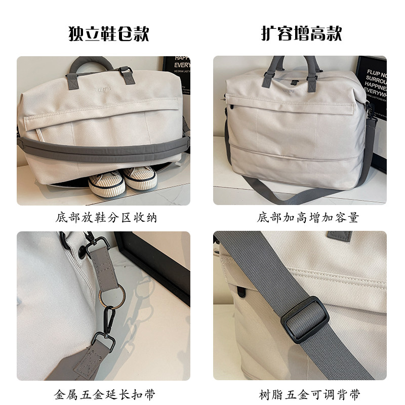 Lightweight large capacity travel bag portable sports fitness bag