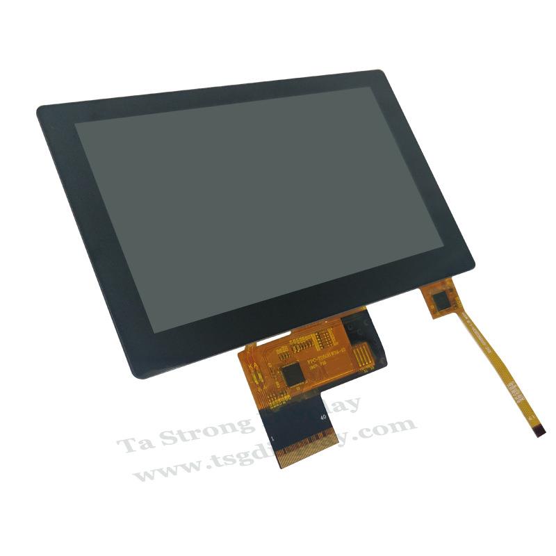 5寸高清LCD液晶显示屏可视鱼锚工业级宽视角TTL接口RGB40PIN - 图1