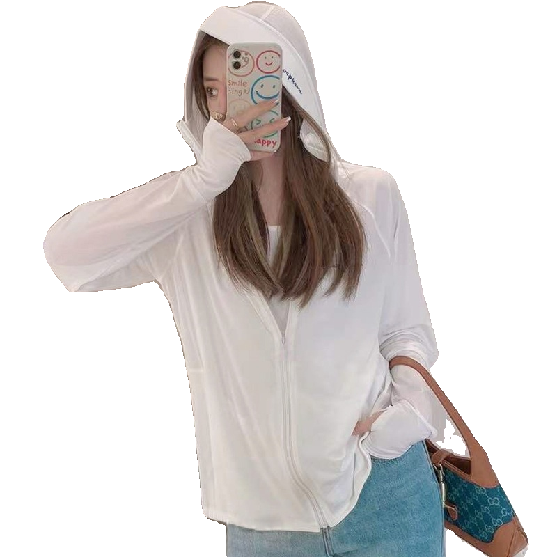 PX-【男女同款】品牌防晒衣夏季冰丝薄款旅游上衣潮牌带帽子衣服_Anni妙妙屋_女装/女士精品-第4张图片-提都小院