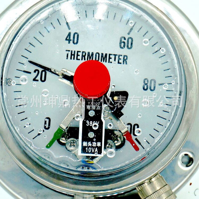 厂家表盘100MM径向耐震电接点压力式温度计 径向轴向压力式温度计 - 图3