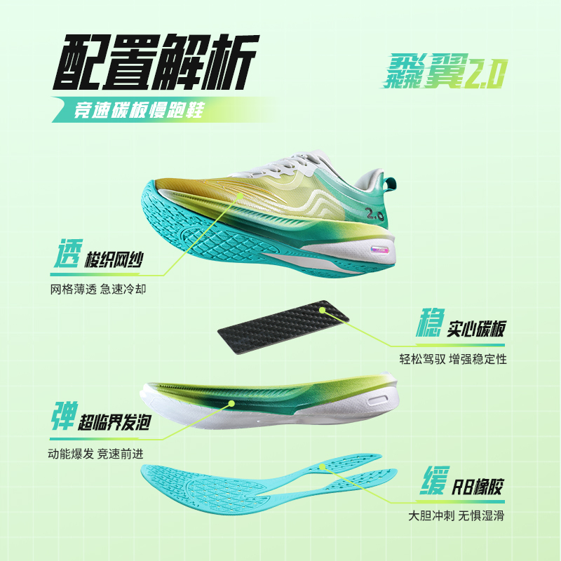LPMX/领跑梦想碳板跑鞋竞速潮流透气短跑夏季轻便运动休闲跑步鞋