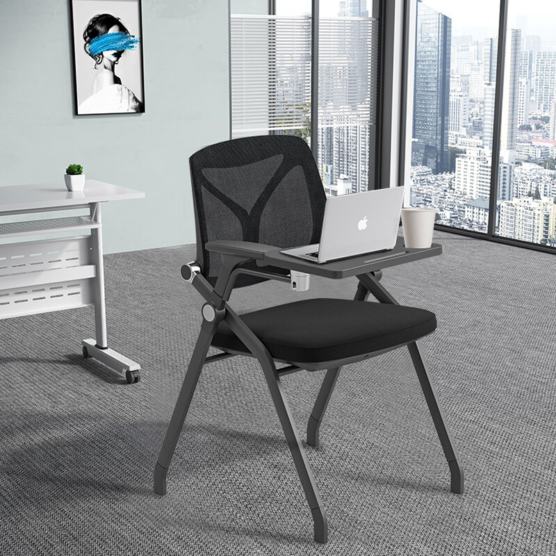 香尔特培训椅带桌板可折叠会议椅带写字板开会培训办公会议室一体 - 图1