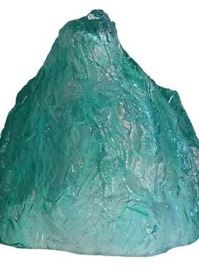 售楼部大厅玄关透明树脂石头雕塑景观假山落地摆件别墅庭院装饰品