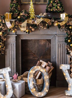 法式仿真壁炉装饰壁饰复古美y式法欧式橱窗陈列拍摄道具民宿软装