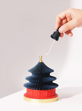 祈年殿无火扩香摆件中国风礼物