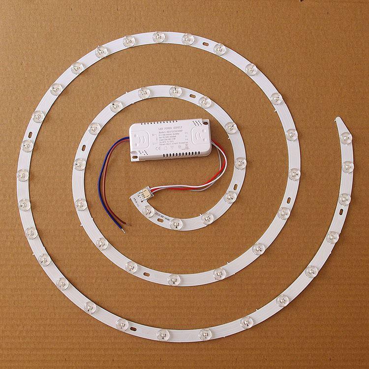 吊扇灯LED专用吸顶改造灯板环形模组贴片风扇灯圆形灯芯灯片灯盘-图1
