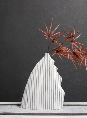 新中式陶瓷花瓶餐桌茶具套餐组合摆件客厅茶O几样板房家居软装饰