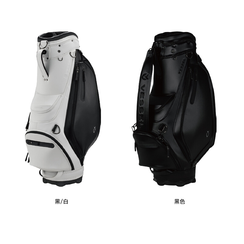 VESSEL2022新款高尔夫球包男士轻便标准职业球袋皮革高尔夫球杆包 - 图2