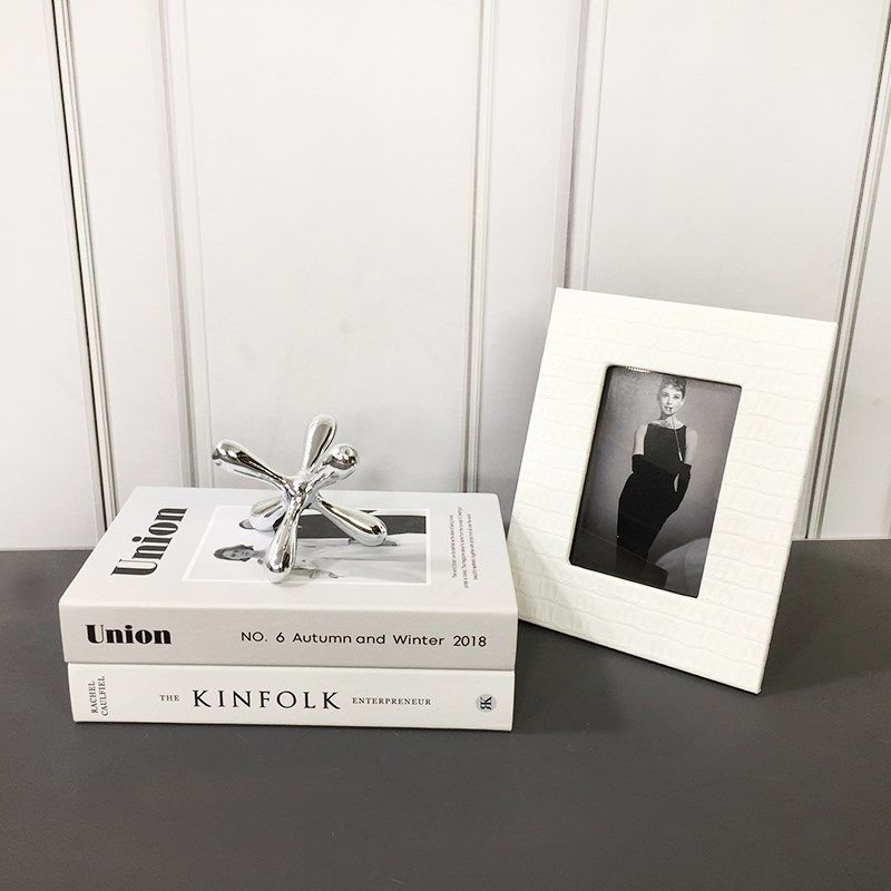 现代样板房入门玄关柜软装饰品摆件花瓶假M书电线球相框装饰品组,淘宝优惠券,粉丝福利购,淘宝优惠卷