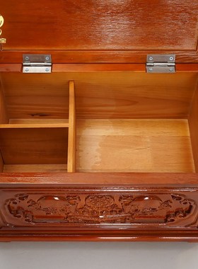 西藏糌粑盒实木打造分区储存家居收纳箱雕刻摩尼宝吉祥Z财鼠民族