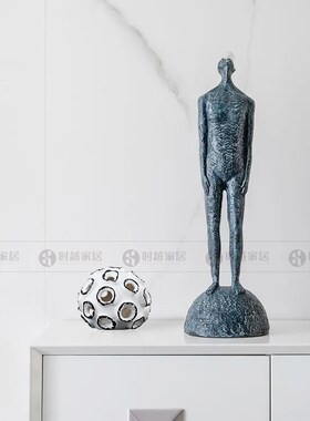 现代简约客厅f电视柜摆件家居软装饰品酒店样板间创意镂空花球摆