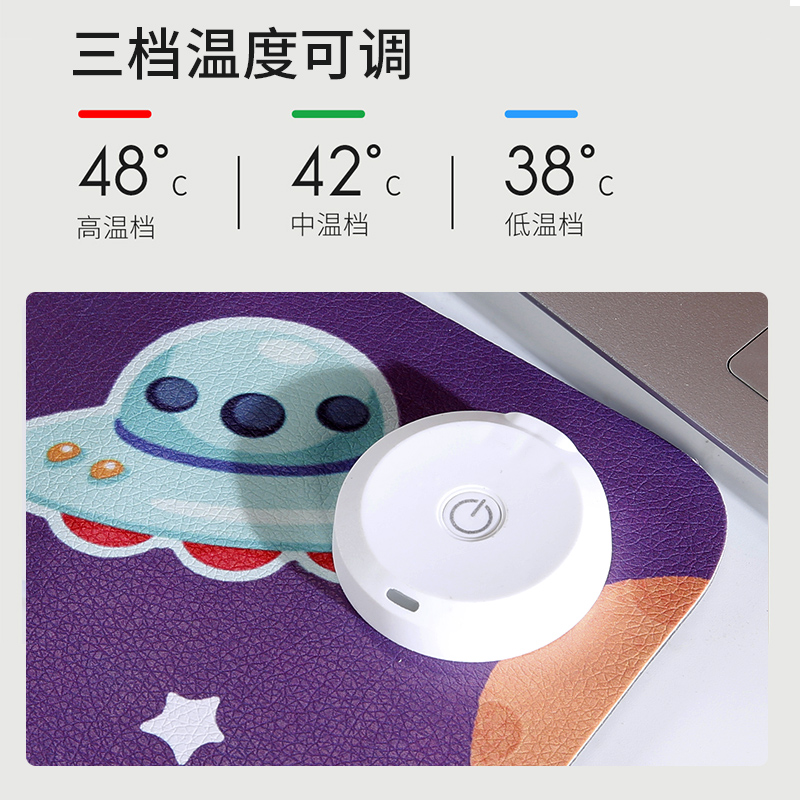 加热鼠标垫写字暖手发热取暖桌垫办公室鼠标电脑桌面超大恒温暖垫 - 图2