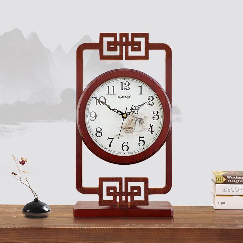新中式轻奢鹿头座钟台钟客厅家用时尚时钟摆件中国风创意台式坐钟,淘宝优惠券,粉丝福利购,淘宝优惠卷