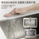 Kitchen sink large single tank thickened 304 stainless steel dish basin household dishwashing sink handmade under-counter basin