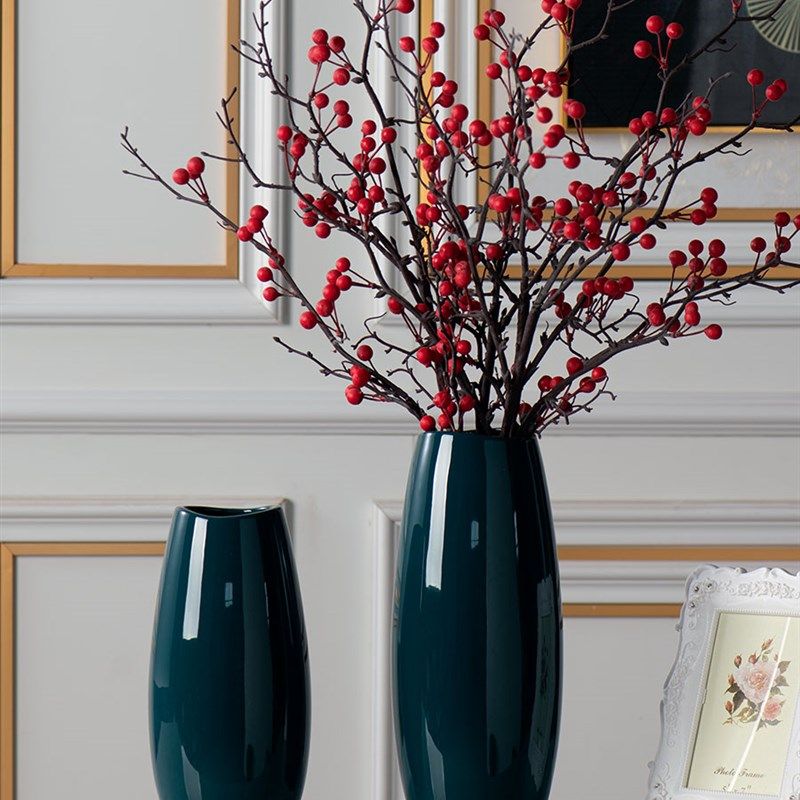 景德镇手工瓷器白色陶瓷花瓶现代简约客厅餐桌插T花摆件创意装饰,淘宝优惠券,粉丝福利购,淘宝优惠卷