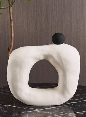 中古风简约斯托帕l艺术摆件家居软装陶瓷装饰品玄关酒柜客厅样板