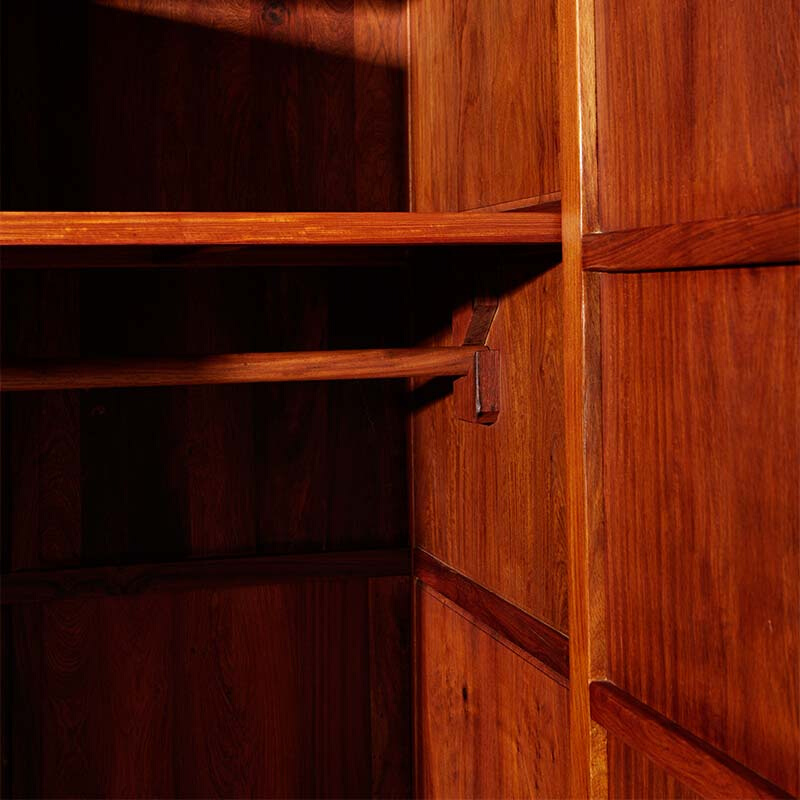 红木家具缅甸花梨木顶箱柜中式实木卧室大果紫檀衣柜储物柜收纳柜