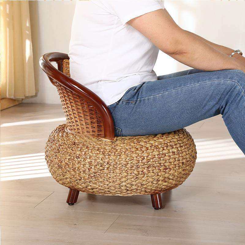 家用阳台藤椅单人靠背椅编织三件套懒人藤椅现代简约藤编小椅子,淘宝优惠券,粉丝福利购,淘宝优惠卷