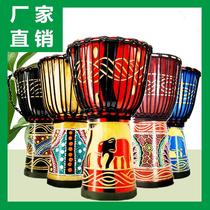 Mountain Goat Leather Kindergarten Children Africa Drum 8 Inch 10-inch 12-inch folk song Lijiang Hand