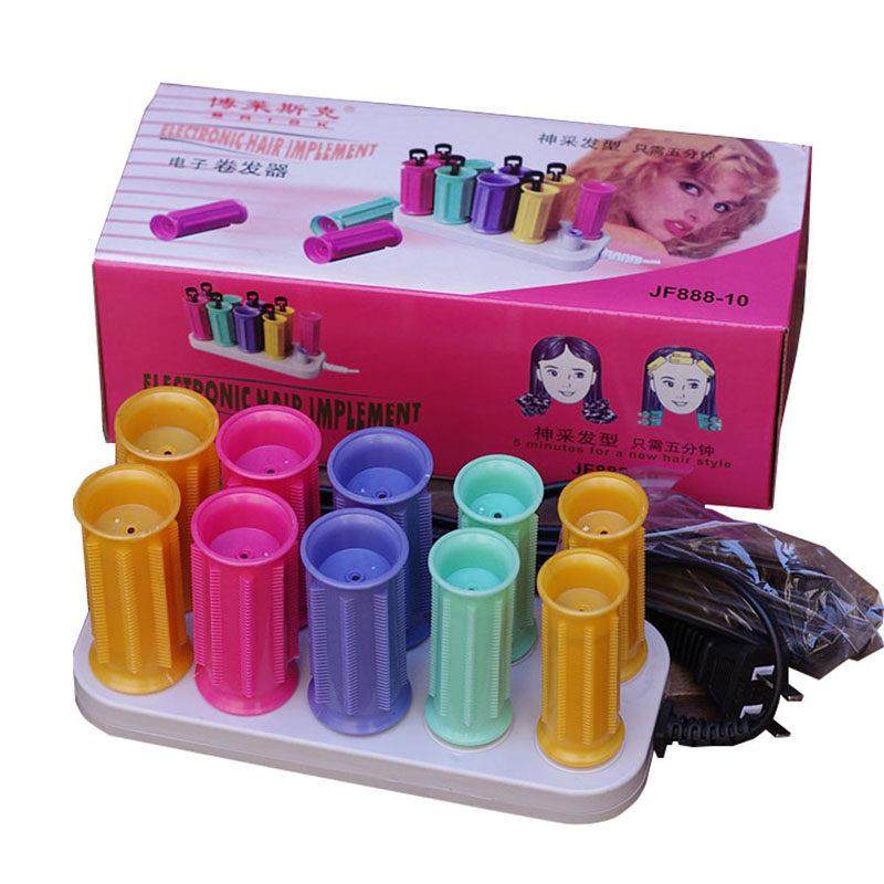 电子卷发筒陶瓷不伤发电热烫发卷发器卷发加热型懒人蓬松浏海定型,淘宝优惠券,粉丝福利购,淘宝优惠卷