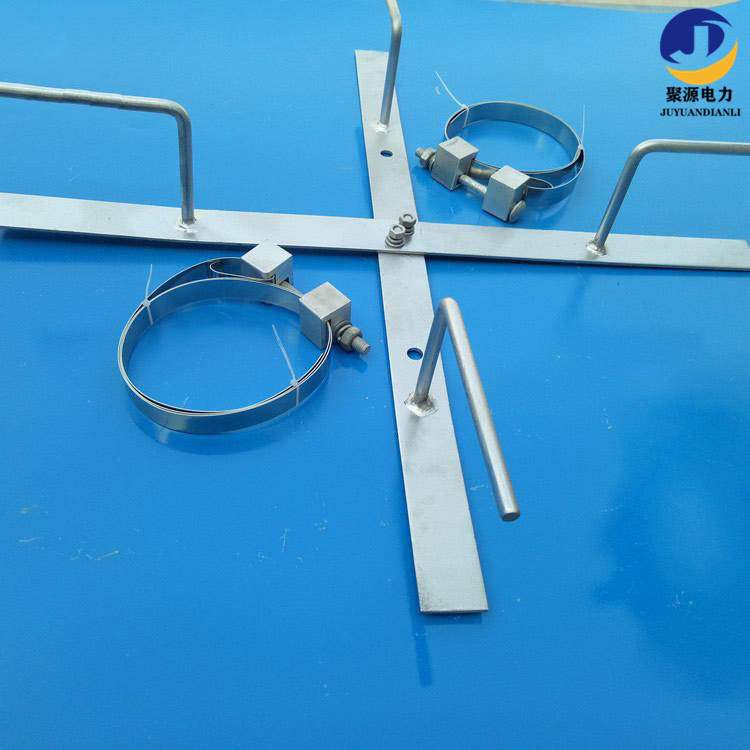 极速新品促输电架空线路光缆r金具 杆用余缆架 扁T铁预览架 光纤 - 图0