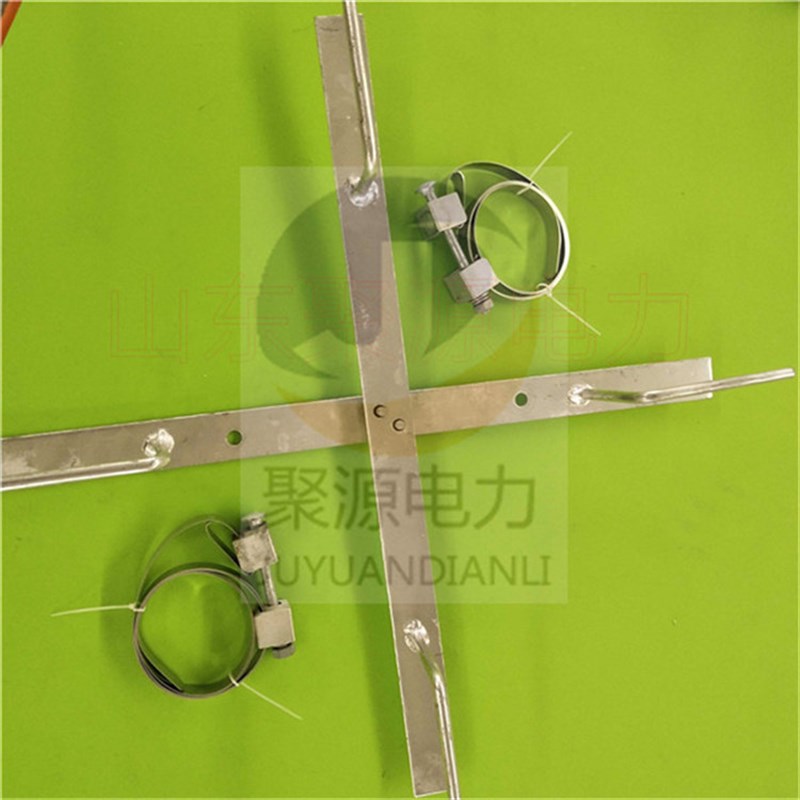 极速新品促输电架空线路光缆r金具 杆用余缆架 扁T铁预览架 光纤 - 图1