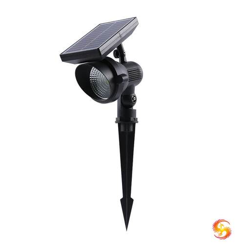 【跨境】太阳能照树灯10WRGB七彩太阳能插地射树灯户外室外厂家 - 图3