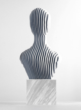 极速抽象人物雕塑创意软装饰品酒店大堂装L置艺术品样板房大型铁